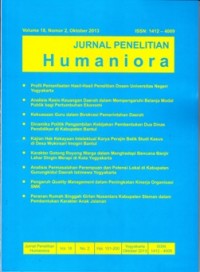 Jurnal Penelitian Humaniora Volume  18 No. 2 Oktober 2013