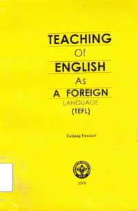 Teaching of English as a Foreign Language (TEFL)