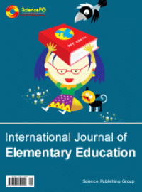 Image of International Journal of Elementary Education; Vol 3, Issue 1-6 , 2014