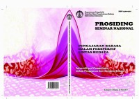 Image of Prosiding Seminar Nasional Pengajaran Bahasa Dalam Perspektif Lintas Budaya 