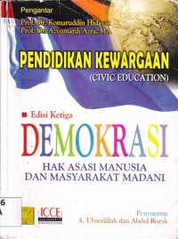 Image of Pendidikan Kewarganegaraan : Demokrasi, Ham dan Masyarakat Madani