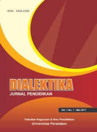 Image of Evaluasi program penugasan dosen di sekolah (PDS) Universitas Peradaban berdasarkan model kesenjangan (discrepancy model)
(dalam jurnal Dialektika Vol. 3 no. 1 Mei 2019)