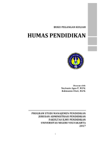 Image of Humas Pendidikan (Buku Pegangan Kuliah)