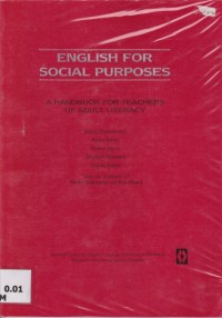 Image of English for Social Purposes; A Handbook for Teachers of Adult Literacy