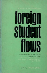 Image of Foreign Student Flows: Their Significance for American Higher Education