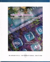 Image of Fundamental of Methods Of Mathematical Economics