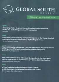 Image of Global South Review; Vol. 1 No. 1 Jan - Jun 2019