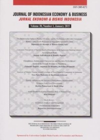 Image of Journal Of Indonesian Economy And Business: Jurnal Ekonomi dan Bisnis Indonesia Volume 32, Number 2, May 2017