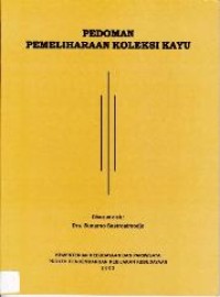 Image of Pedoman Pemeliharaan Kayu