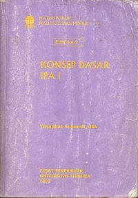 Image of Materi Pokok Konsep Dasar IPA I