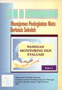 Image of Panduan Monitoring dan Evaluasi