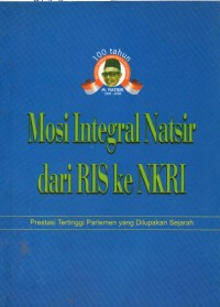 Image of Mosi Integral Natsir dari RIS ke NKRI