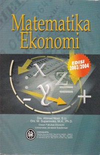 Image of Matematika Ekonomi