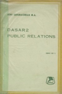 Image of Dasar-Dasar Public Relations