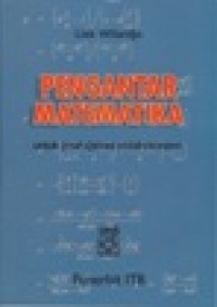 Image of Pengantar Matematika untuk (maha)siswa sosial-ekonomi