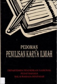 Image of Pedoman Penulisan Karya Ilmiah