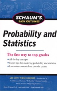 Image of Schaum's Outlines of Probability and Statistics