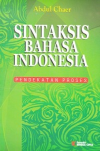 Image of Sintaksis Bahasa Indonesia; Pendekatan Proses