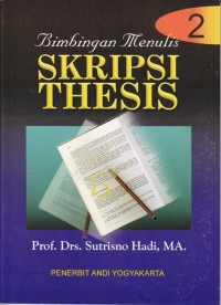 Image of Bimbingan Menulis Skripsi Thesis; Jilid 2