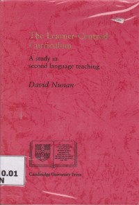 Image of The Learning-Centred Curriculum; A study in second language teaching