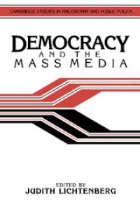 Image of Democracy And The Mass Media