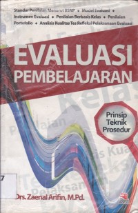 Image of Evaluasi Pembelajaran; Prinsip Teknik Prosedur