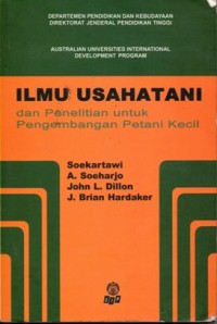 Image of Ilmu UsahaTani dan Penelitian Untuk Pengembangan Petani Kecil