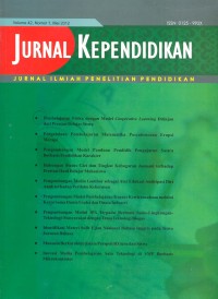 Image of Jurnal Kependidikan: Jurnal Ilmiah Penelitian Pendidikan (Vol. 46 No. 1 Mei 2016)