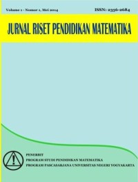 Image of Jurnal Riset Pendidikan Matematika : vol.4 No.1, May 2017