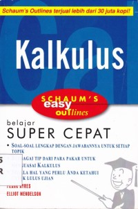 Image of Kalkulus Schaum's easy outlines