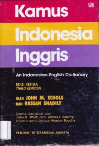 Image of Kamus Indonesia - Inggris; Edisi Ketiga