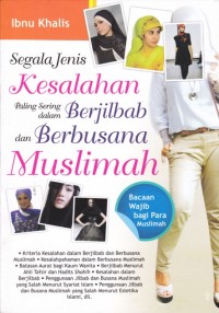 Image of Segala Jenis Kesalahan Paling Sering dalam Berjilbab dan Berbusana Muslimah