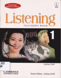 Image of Listening Teacher's Book 1