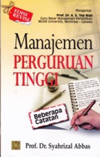 Image of Manajemen Perguruan Tinggi