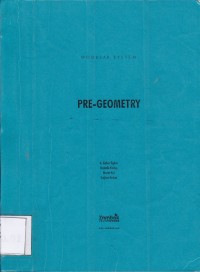 Image of Pre Geometry