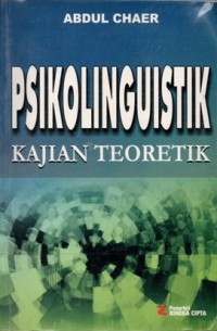 Image of Psikolinguistik  Kajian Teoretik