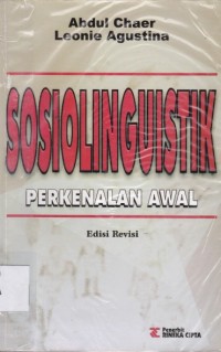Image of Sosiolinguistik Perkenalan Awal