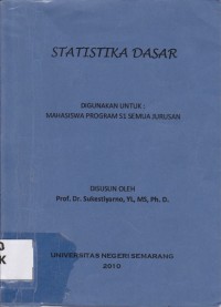 Image of Statistika Dasar
