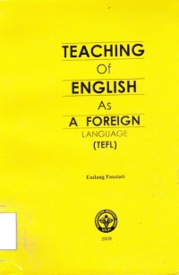 Image of Teaching of English as a Foreign Language (TEFL)