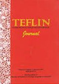 Image of TEFLIN Journal ; The Assosiation of Teacher Of English as a Foregein Languange In Indonesia Vol 26 No 1 January 2015