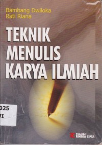 Image of Teknik Menulis Karya Ilmiah