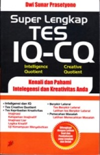 Image of SUPER LENGKAP TES IQ-CO; kenali dan pahami intelegensi dan kreativitas anda