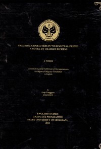 Image of Tracking Characters in Our Mutual Friend a Novel by Charles Dickens