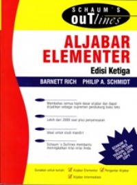 Schaum's Outlines of Aljabar Elementer