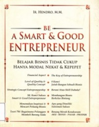 Be A Smart & Good Entrepreneur