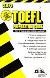 TOEFL Preparation Guide: Test of English As a Foreign Language