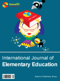 International Journal of Elementary Education; Vol 4, Issue 1-6 , 2015
