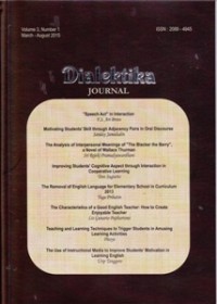 Dialektika Journal Vol. 3, Number 1