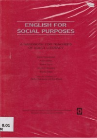 English for Social Purposes; A Handbook for Teachers of Adult Literacy