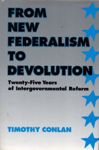 From New Federalism To Devolution